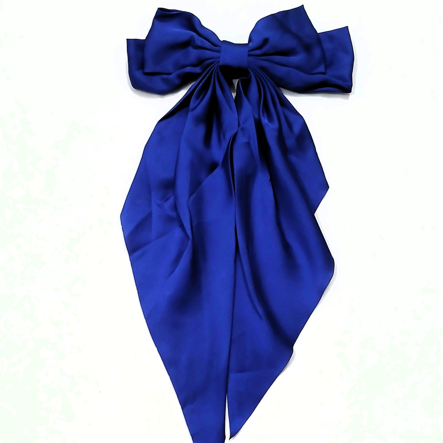 Silk Big Bow Hair Clip in Green, Tea Pink & Blue color