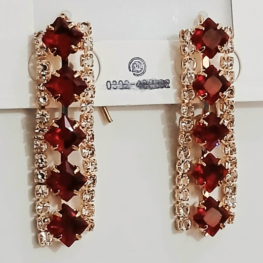 Grace Drop Zircon Earrings