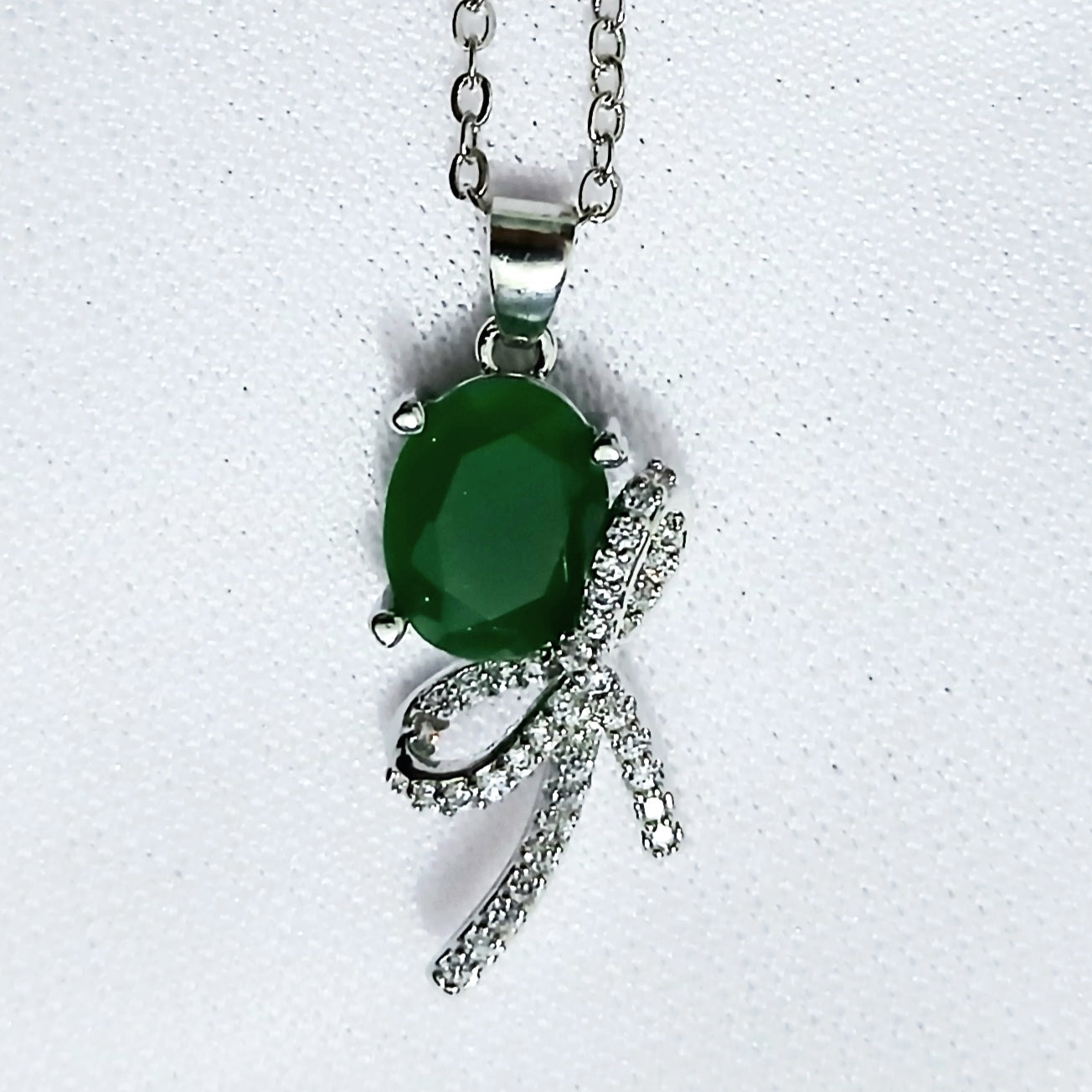 Zircon Pendant Black & Green
