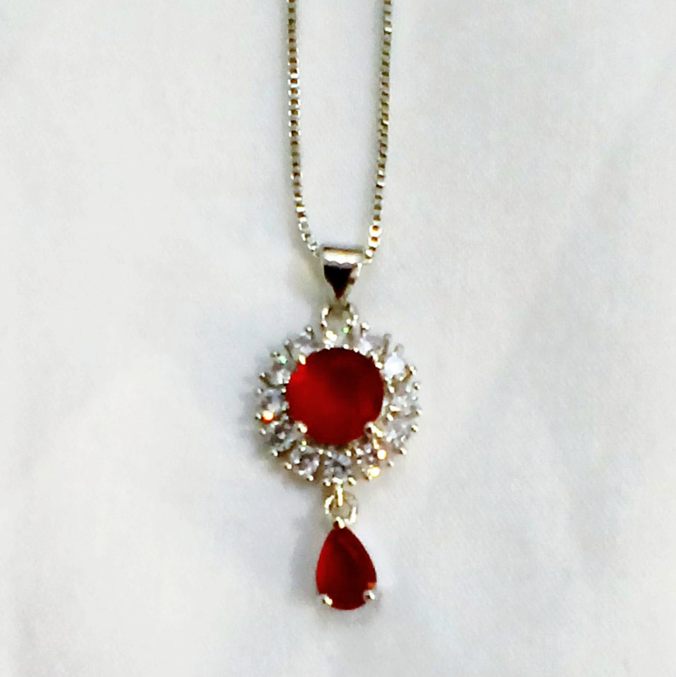 Zircon Red Pendant