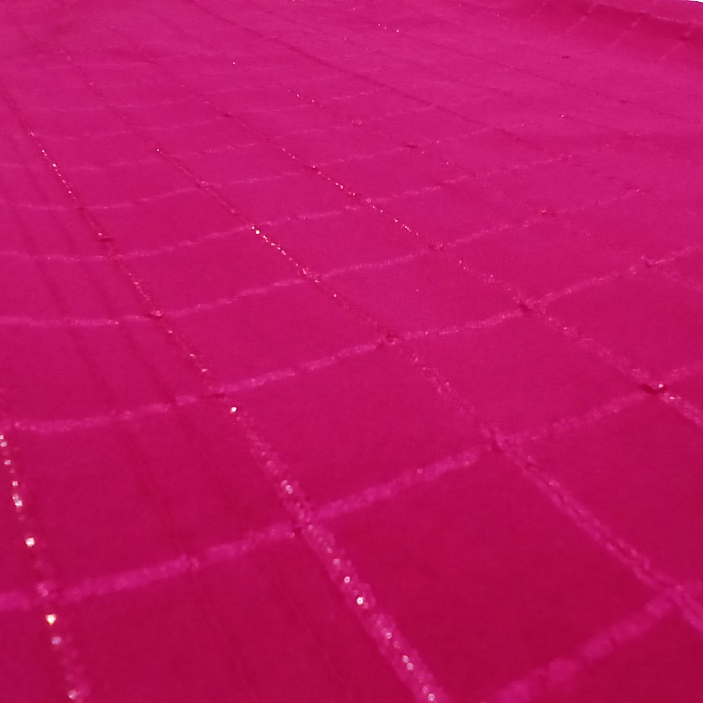 Luxury Checkered Georgette Stoler for Girls