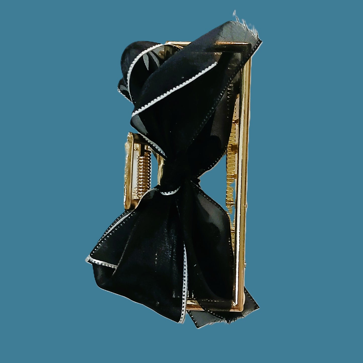 Fancy Metal Hair Catcher Black & Golden