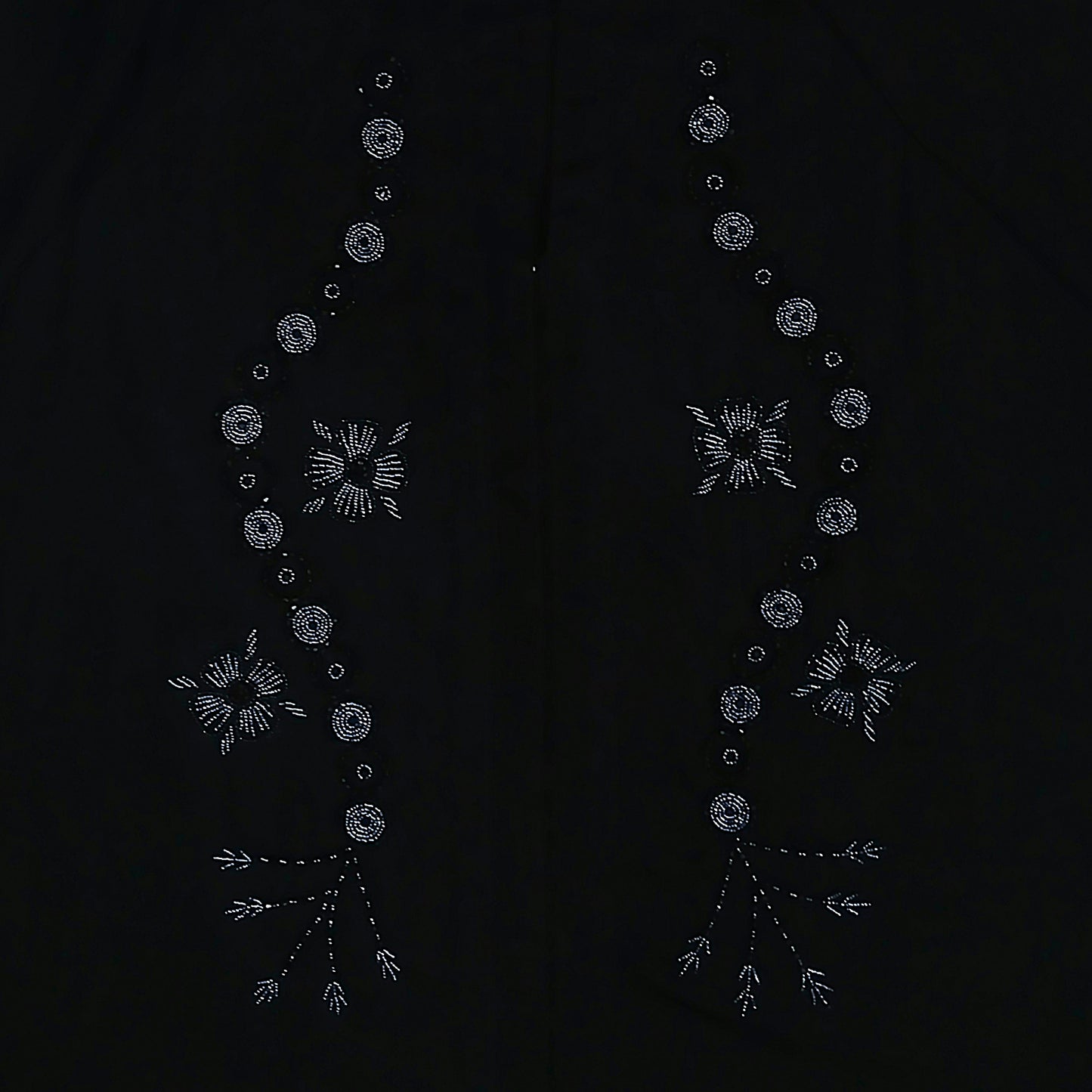 Premium black Cut Dana Embroidered Abaya
