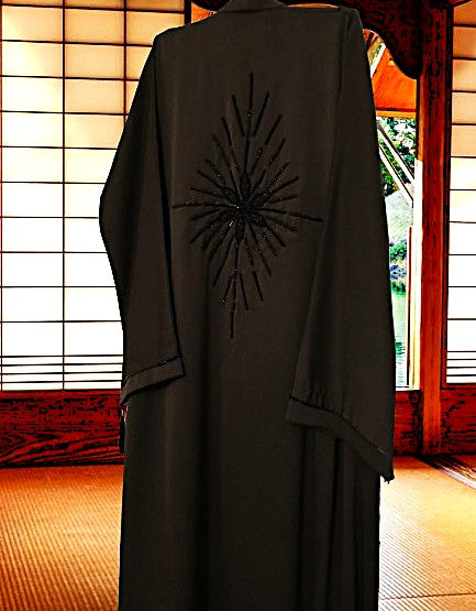 Premium Cut Dana Embroidered Brown Abaya