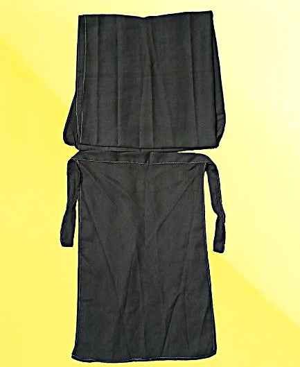 Four Piece Three Steps Frill Gray Abaya