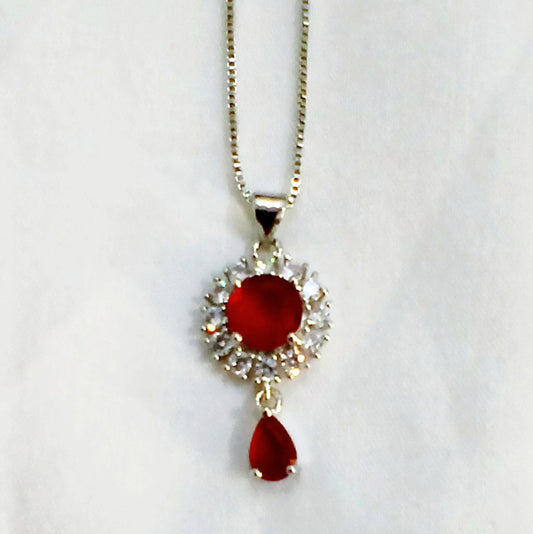 Zircon Red Pendant