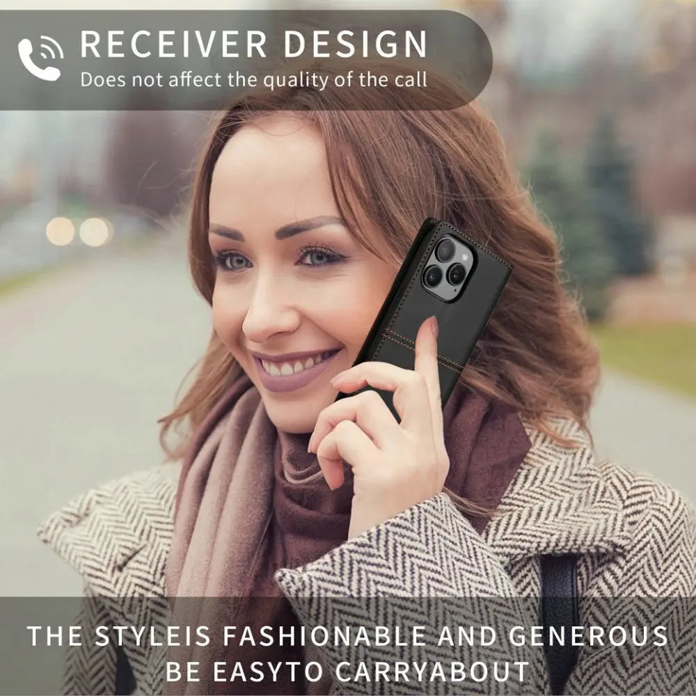 iPhone 17 Case iPhone17 Air 17Pro ProMax 5G Luxury Cover Leather Book