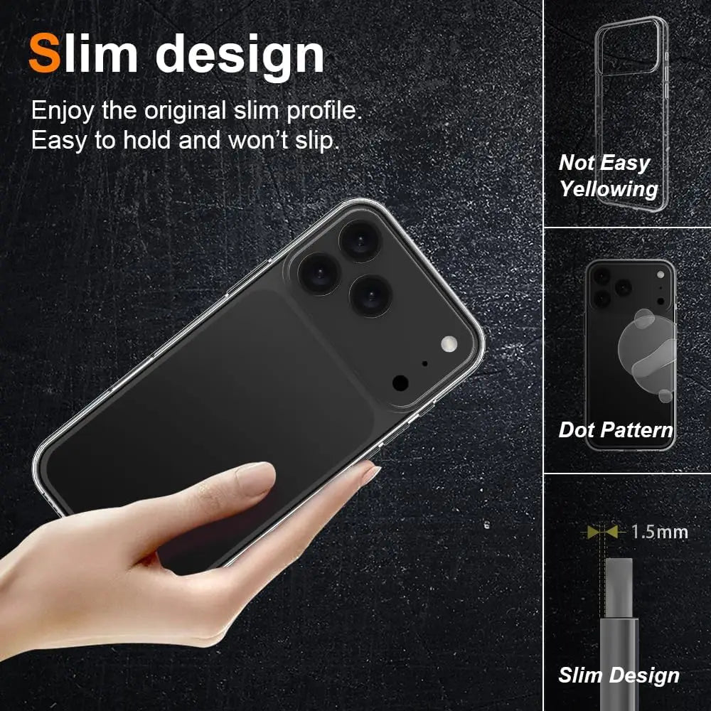 Ultra Thin Silicone Soft Case For iPhone 17 Pro Max iPhone17 Air