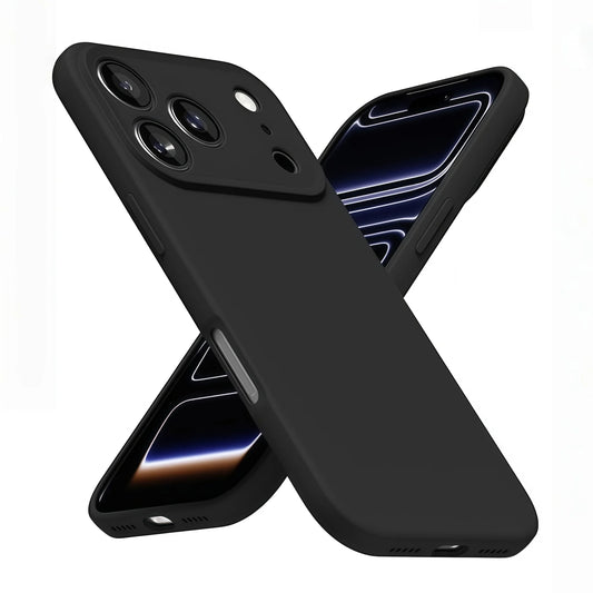 iPhone 17ProMax/ 17 Pro / 17 / Air Phone Case Liquid Silicone, Thin Ultra Slim Minimalist Phone Cover