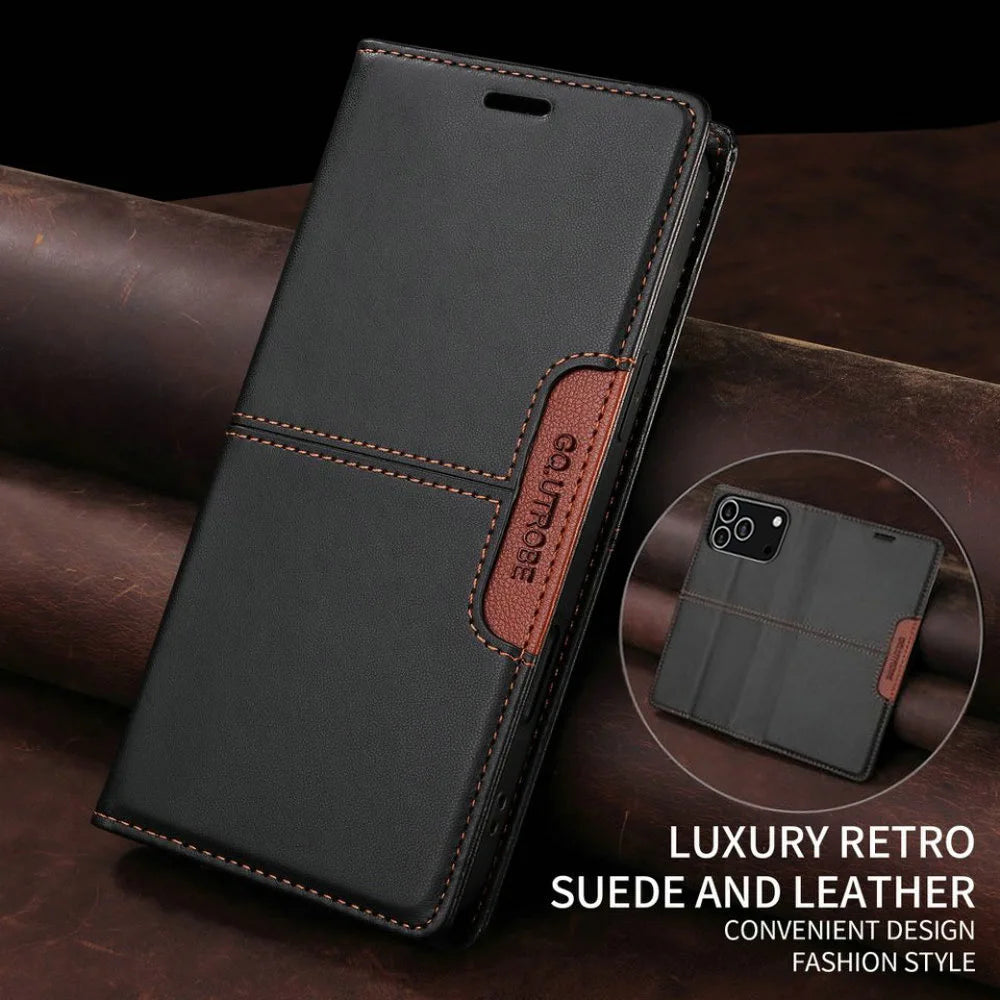 iPhone 17 Case iPhone17 Air 17Pro ProMax 5G Luxury Cover Leather Book